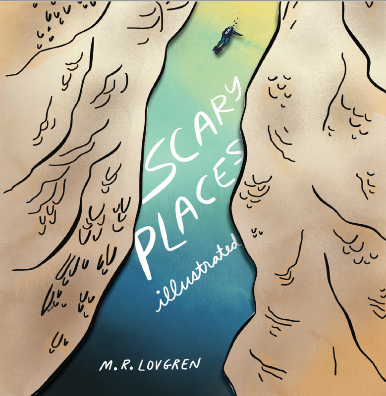 Scary Places, Illustrated Book Cover